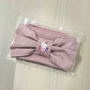 새상품 파밀리아 다카라즈카 한정판 리본 참 파우치