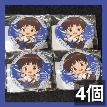 에반게리온 선샤인 시티 프린스 호텔 가챠 캔뱃지 신지