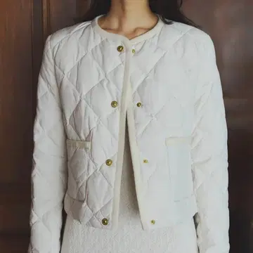 [ TAIONxanuans ] 노카라 퀼팅 숏 다운