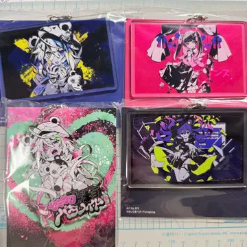 보컬로이드 카이리키 베어 아크릴 키링 4종 세트