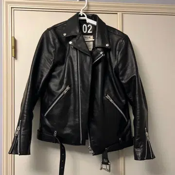 VaLLet 블랙 가죽 라이더 자켓 02