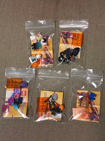 레고 미니 피규어 스파이더맨 어크로스 더 스파이더버스 5개