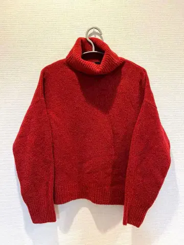 45R 터틀 니트 빨간색