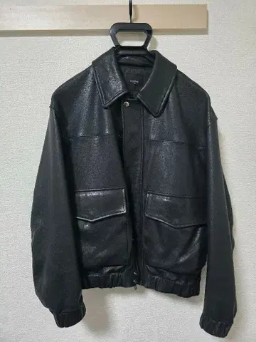 EDIFICE A2 가죽 숏 블루종 M