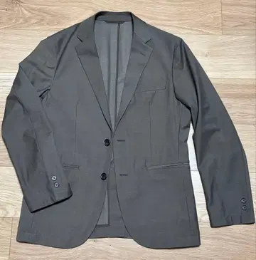 그린라벨 워셔블 TW 서지 내로우 자켓 S 브라운