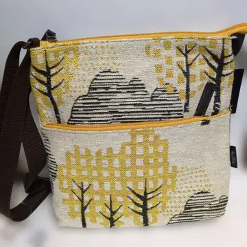 이브 발렌테 풍경 무늬 숄더백 고블랑 직조 미사용 새상품