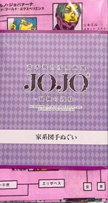 죠죠 수건 가계도 수건