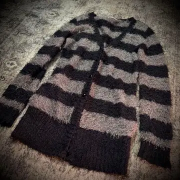 Vkei 아카이브 보더 니트 기믹