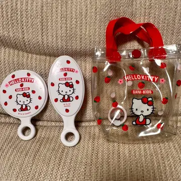 헬로키티 SANI-KIDS 거울 브러쉬 레트로