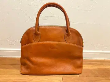 Moresco 브라운 가죽 핸드백