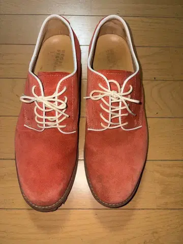 [ REGAL ] 오렌지 스웨이드 레이스업 슈즈