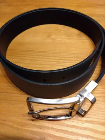 엠포리오 아르마니 그레이 가죽 벨트