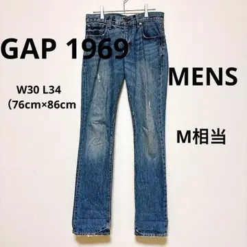 GAP1969 데님 청바지 W30 L34 슬림 스트레이트