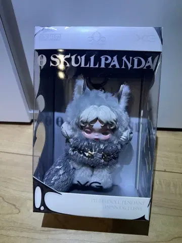 SKULLPANDA POP MART XG 봉제 인형 펜던트