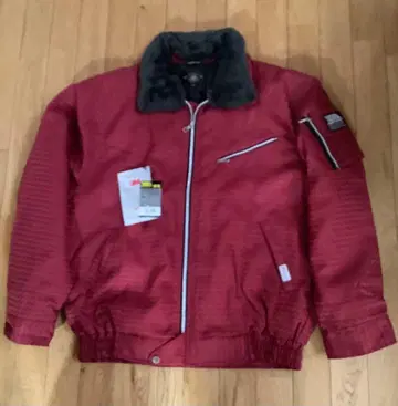 미사용 새상품 한정판 도라이치 파이롯트 점퍼 3L 빨간색