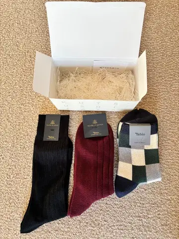 타비오 양말 3개 세트 선물용으로도