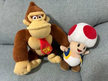 동키콩과 키노피오 봉제 인형 세트