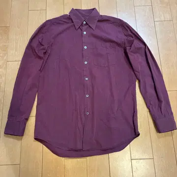 DKNY 다나카란뉴욕 긴팔 셔츠 와인 레드