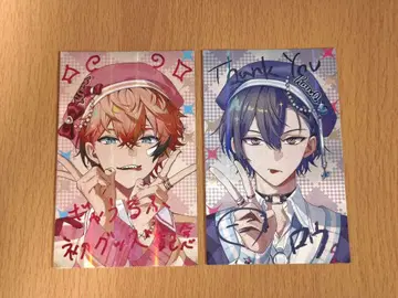 아카기 웬 코야나기 로우 폴라로이드 니지산지 갸루루 카드 2장 레어