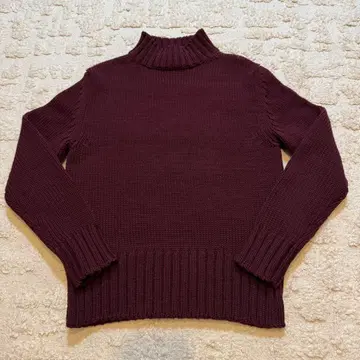 [ XS ] 텐더 로인 TENDERLOIN 하이넥 니트 울 100%