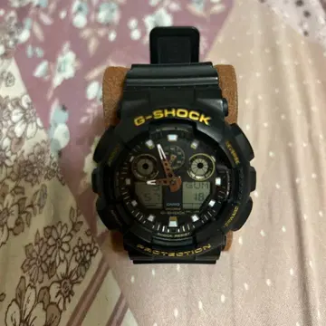G-SHOCK GA-100 블랙 골드