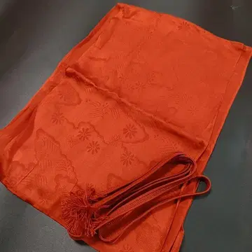 치도리야 센 4 오비 장식 천 허리띠 세트 오렌지