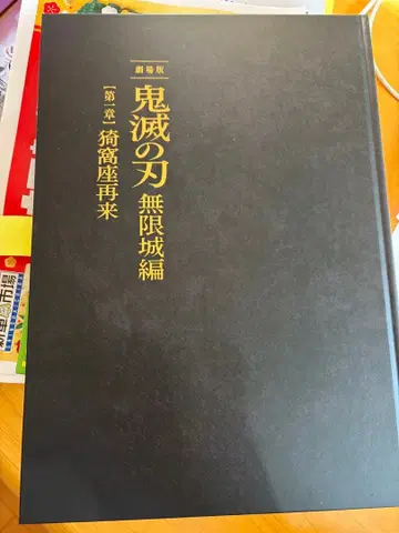 극장판 귀멸의 칼날 무한열차편 아카자 재래 팜플렛 초회판