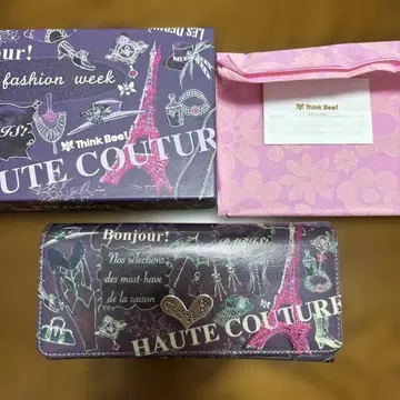 Think Beet 패션 모티브 장지갑 수납 가방 택 포함