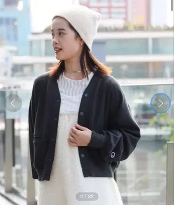 Champion Ray BEAMS / 별주 리버스 위브 가디건