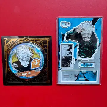 주술회전 고죠 사토루 아크릴 스탠드/캔뱃지