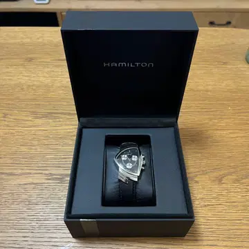 HAMILTON 크로노그래프 손목시계 블랙