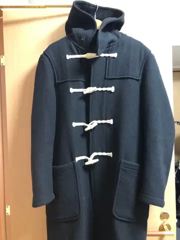 [가격 인하 중] BEAMS LIGHTS 네이비 더플 코트 L 사이즈