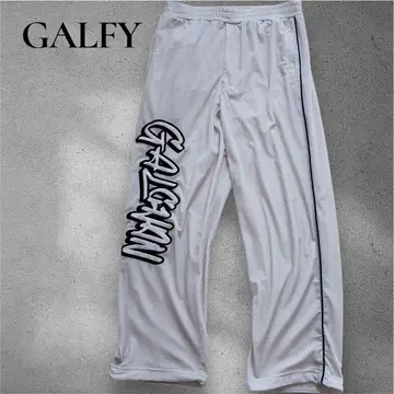 GALFY 저지 팬츠 벨로아 중형견 화이트 로고