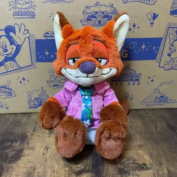 도쿄 디즈니 리조트 닉 봉제 인형 포지 펜 케이스 주토피아2