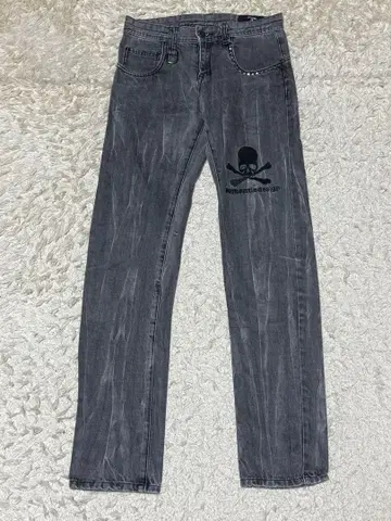 Roen x semanticdesign 스컬 스트레이트 데님