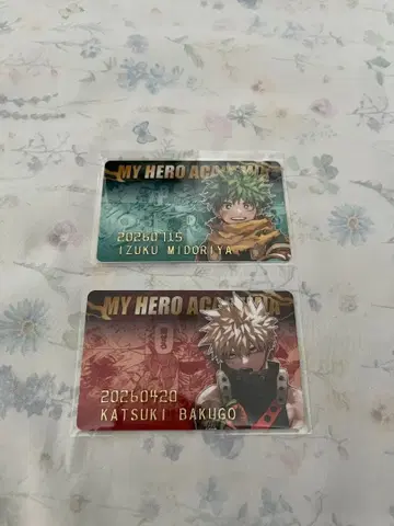 히로아카 생일 컬렉션 카드 2026 바쿠고 미도리야