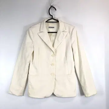 질 샌더 독일제 코듀로이 테일러드 자켓 34 여성용