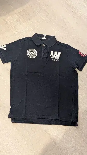 Abercrombie & Fitch 네이비 피케 셔츠 XL