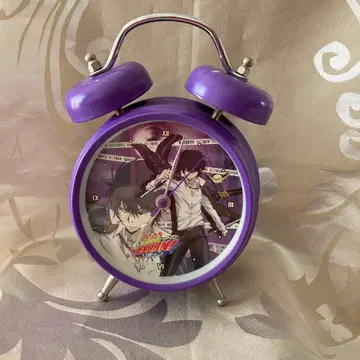 REBORN 리본 히바리의 음성 알람 시계 퍼플