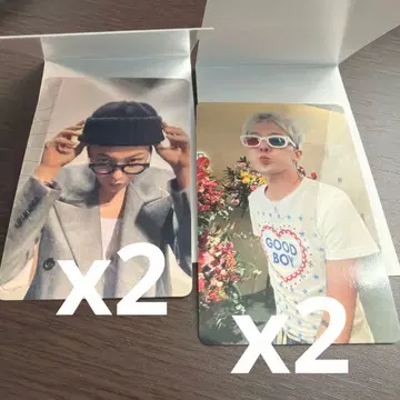 지드래곤 gdragon 영화 특전 포토 카드 2세트