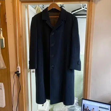 1950년 60년대 초레어 최고급 새상품급 롱 코트 울