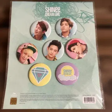SHINee DREAMGIRL 캔뱃지 세트