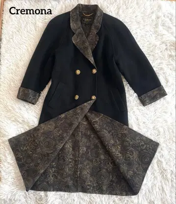 [Cremona] 크레모나 고급 캐시미어 울 100% 롱 코트