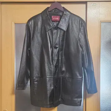 J LEE 블랙 양가죽 가죽 자켓 M 사이즈