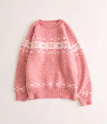 OLIVE des OLIVE 리본 재규어 니트