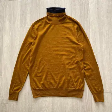 레어 DRIES VAN NOTTEN 드리스반노튼 바이컬러 니트