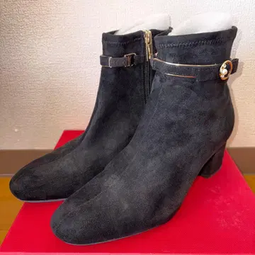 ORiental TRaffic 부츠 블랙 벨로아 소재