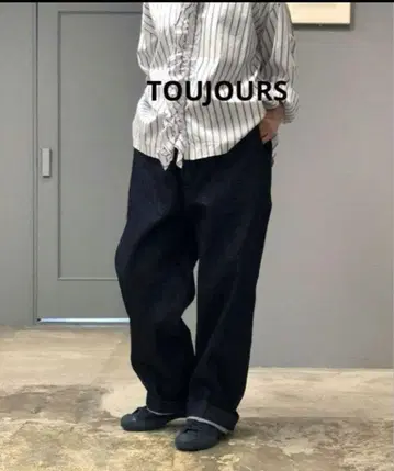 TOUJOURS 투주 트라우저 데님 셀비지 원워시