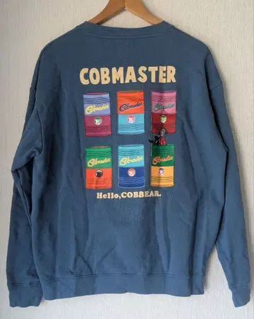 COBMASTER 코브마스터 맨투맨 L 40 네이비 트레이닝복