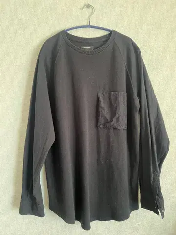 ZARA MAN DENIM 블랙 긴팔 티셔츠 USA XL